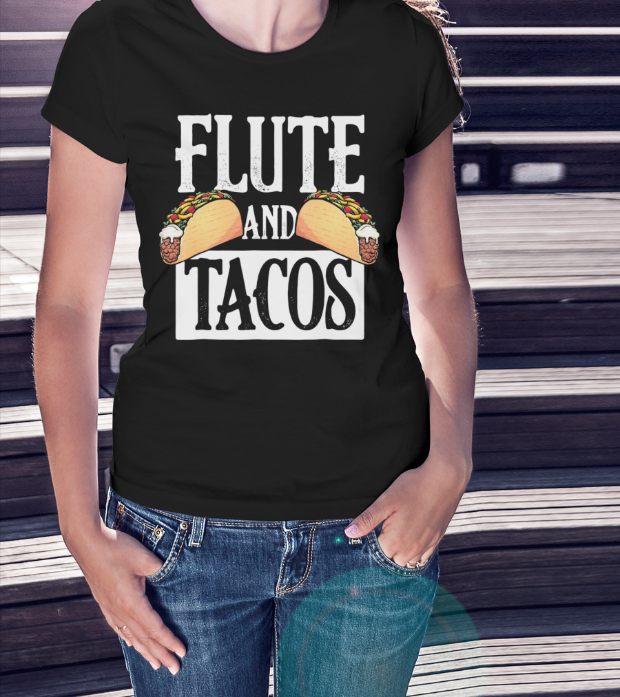 Flute And Tacos Cinco De Mayo T-Shirt