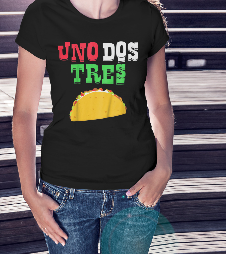 Uno Dos Tres Taco Kids Funny T-Shirt