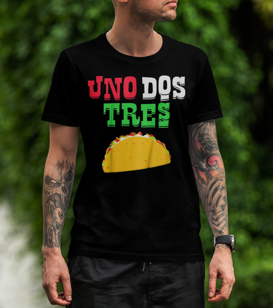 Uno Dos Tres Taco Kids Funny T-Shirt