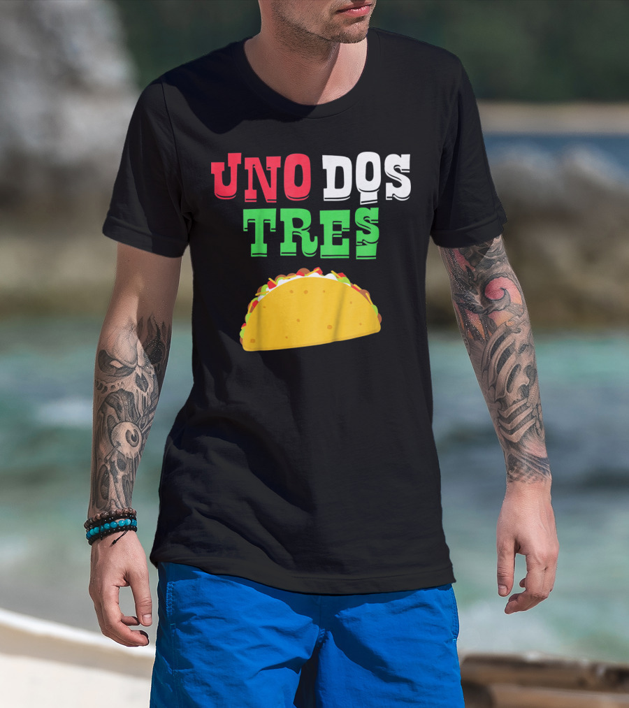 Uno Dos Tres Taco Kids Funny T-Shirt