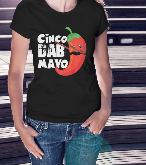 Cinco De Mayo Dab Pepper T-Shirt