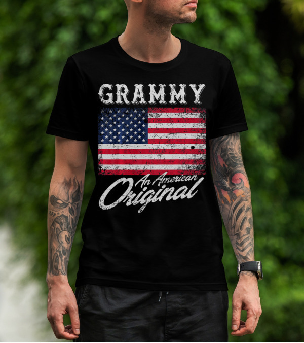 GRAMMY An American Original With USA Flag T-Shirt