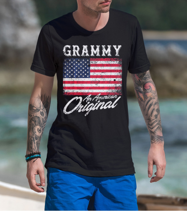 GRAMMY An American Original With USA Flag T-Shirt