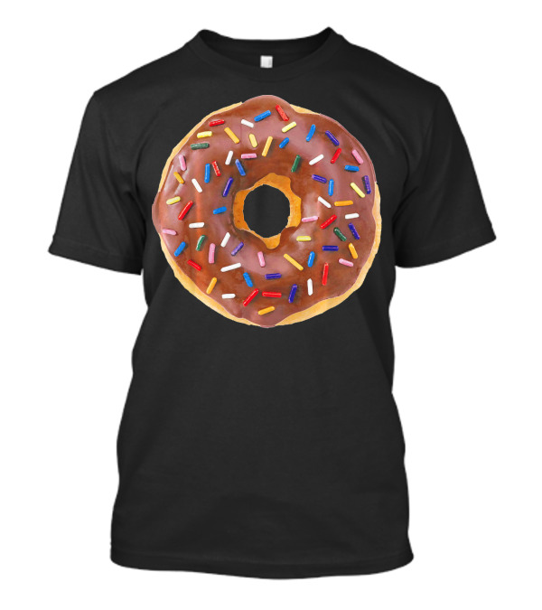 Chocolate Glaze Doughnut Donut With Sprinkles T-Shirt