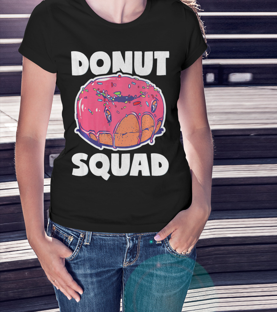 Donut Squad Vintage Baked Fried Cake Don Sprinkles T-Shirt