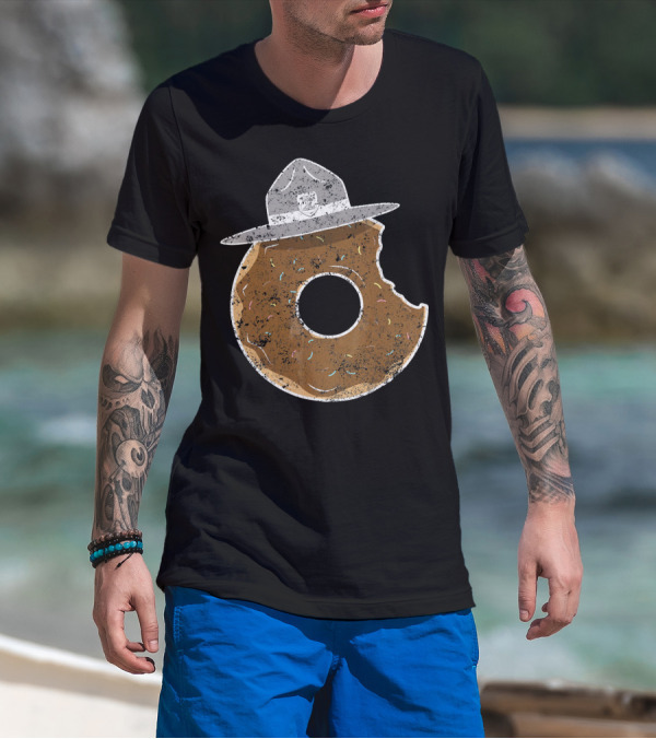 Police Donut State Police State Hat T-Shirt