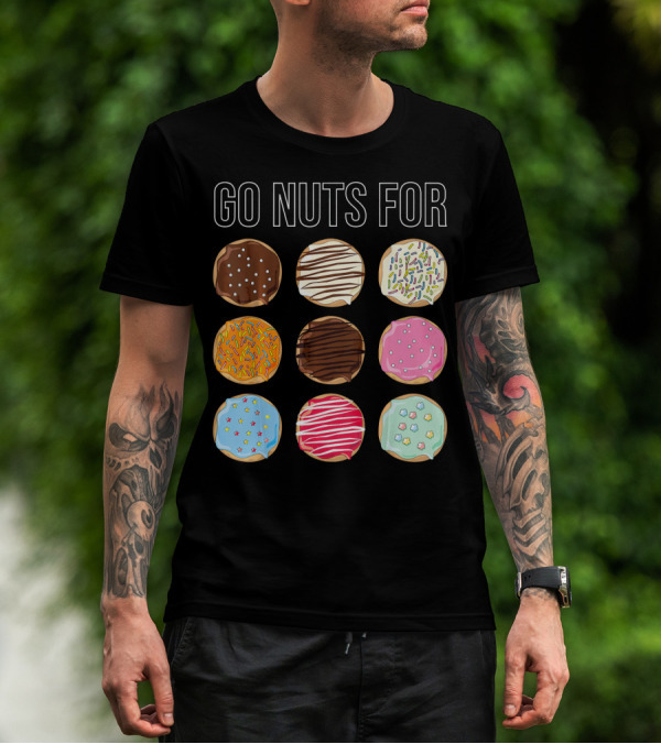 Go Nuts For Donuts Assorted Icing And Sprinkles T-Shirt