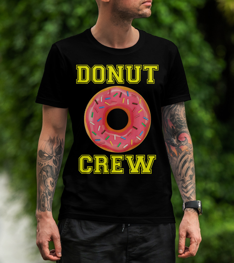 Donut Crew Fun Birthday Party Group T-Shirt