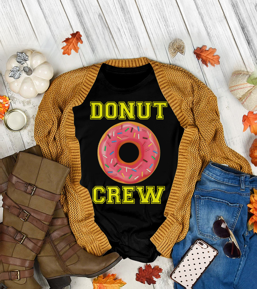 Donut Crew Fun Birthday Party Group T-Shirt