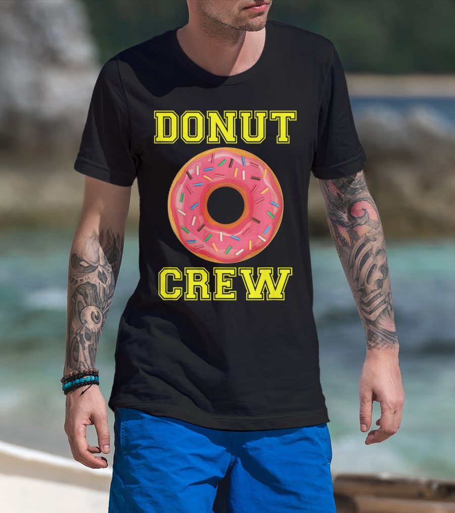 Donut Crew Fun Birthday Party Group T-Shirt