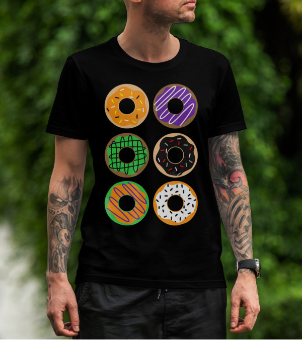 Halloween Donuts Festive Treats With Colorful Icing And Sprinkles T-Shirt