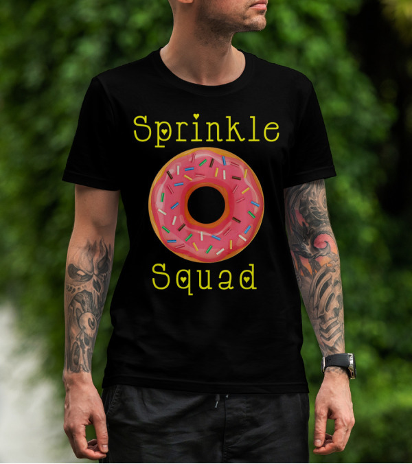Sprinkle Squad Pink Donut T-Shirt