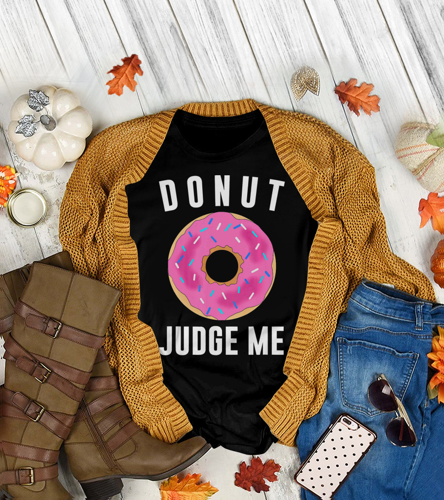 DONUT JUDGE ME Pink Sprinkles T-Shirt