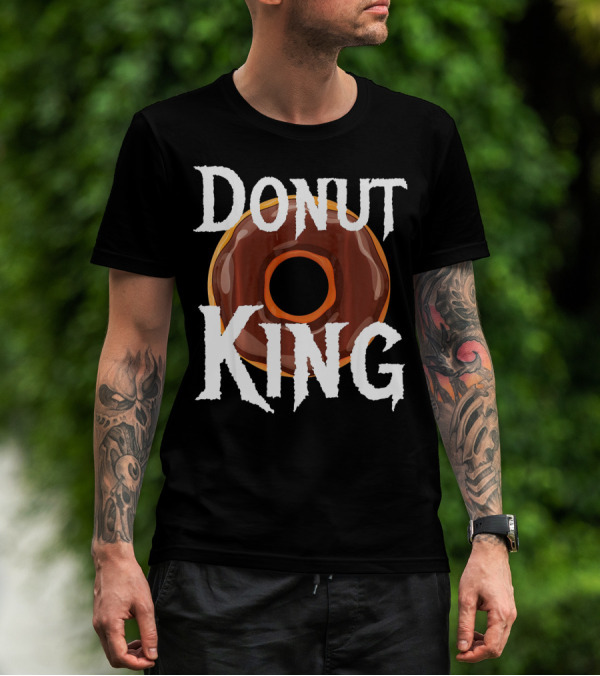 Donut King Food Lover Chocolate Glazed Enthusiast T-Shirt