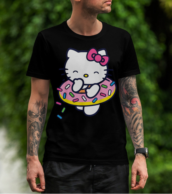 Hello Kitty Donut Floaty With Sprinkles Summer T-Shirt