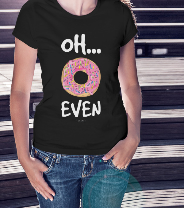 Oh Donut Even Lumatuu Sprinkled Doughnut T-Shirt