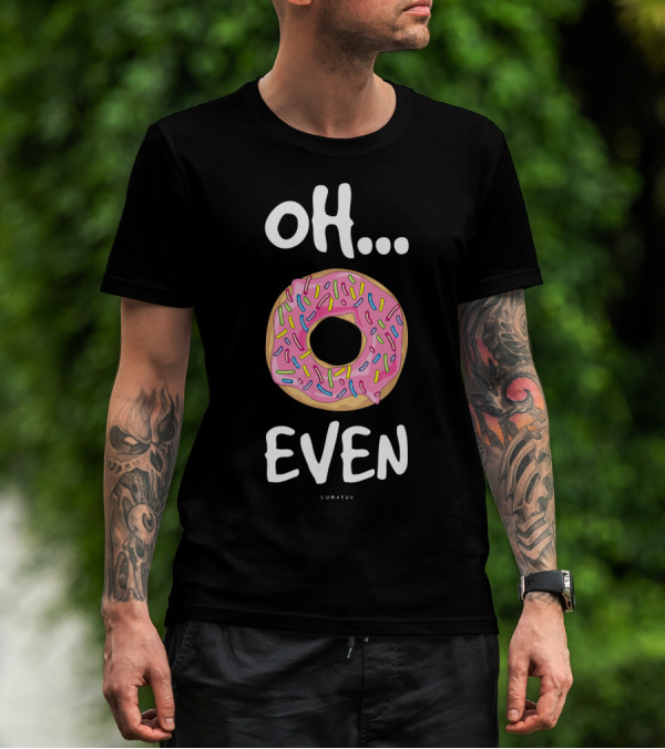 Oh Donut Even Lumatuu Sprinkled Doughnut T-Shirt