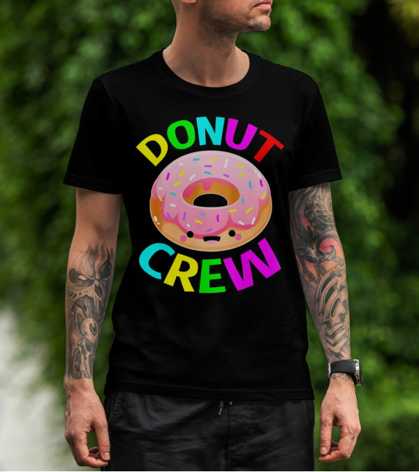 Donut Crew Birthday Celebration Party T-Shirt
