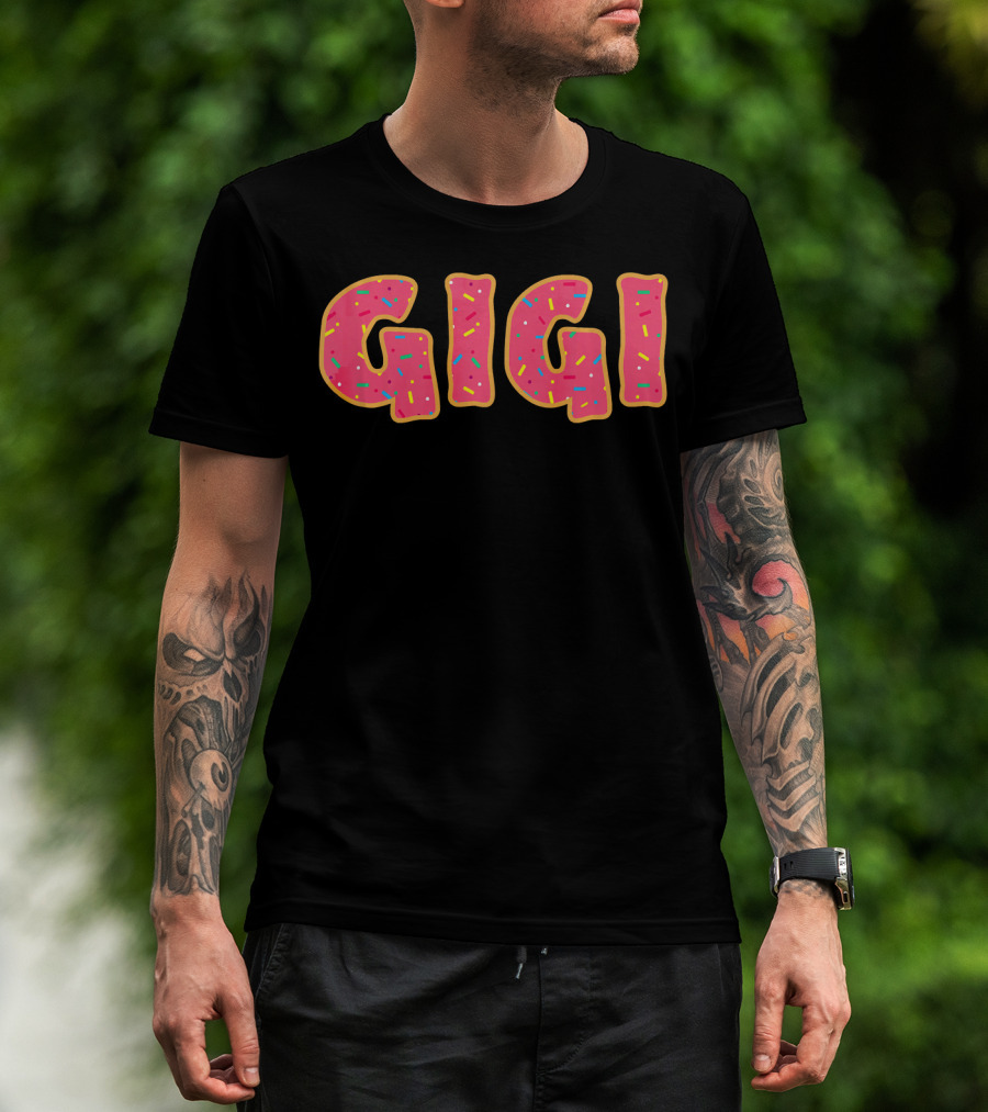 Gigi Donut Sprinkle Grandma T-Shirt