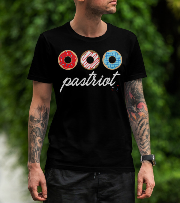 USA Pastriot Donuts Red White Blue T-Shirt