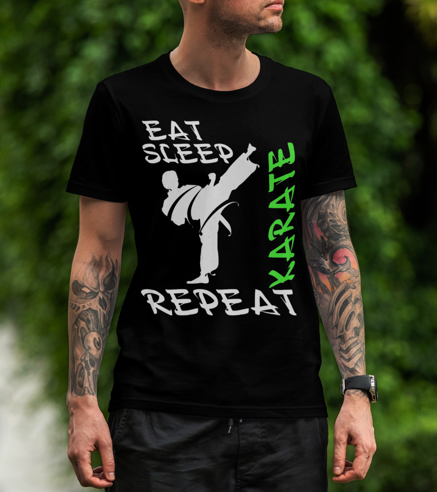 Eat Sleep Karate Repeat T-Shirt