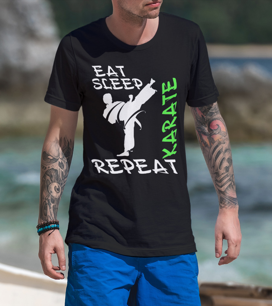 Eat Sleep Karate Repeat T-Shirt