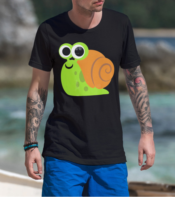 Cute Snail Emoji Lovers Shell T-Shirt