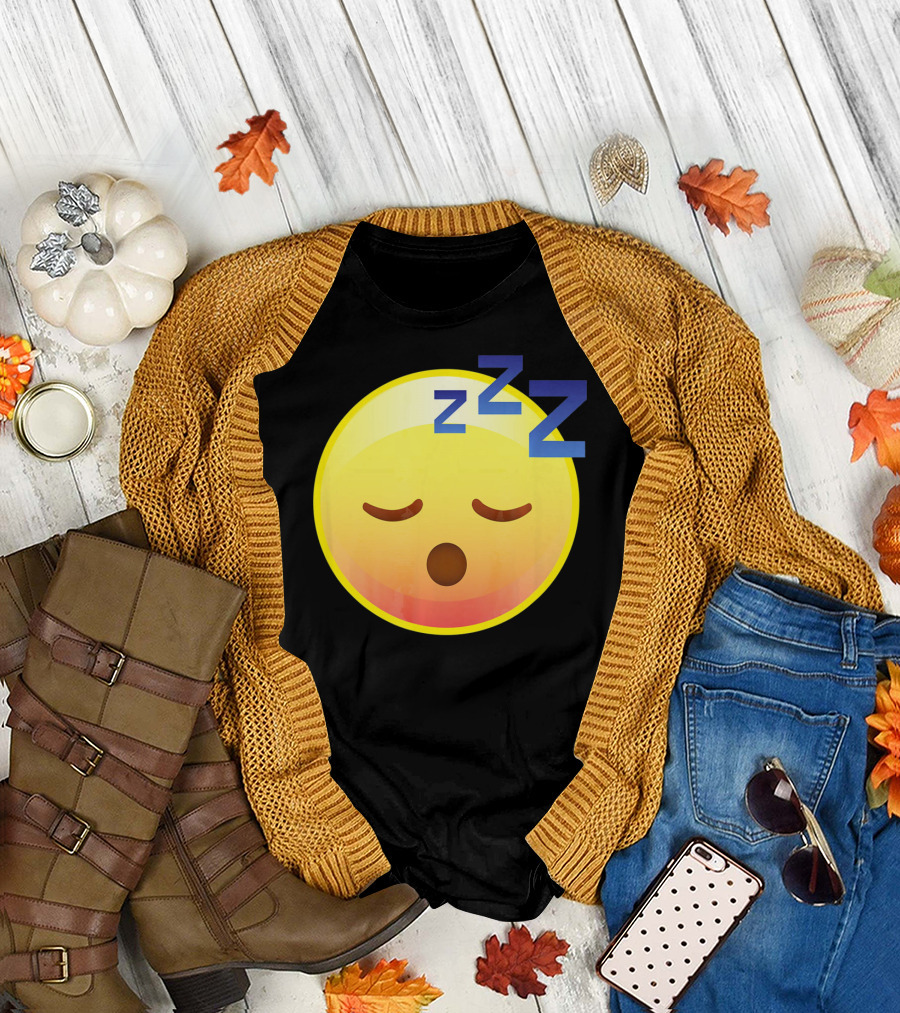 Cute Sleeping Emoji Perfect Zzz T-Shirt