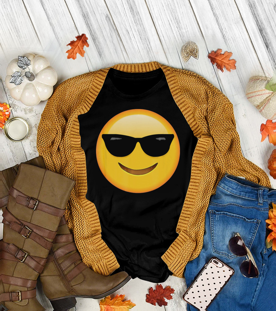 Sunglasses Emoji T-Shirt
