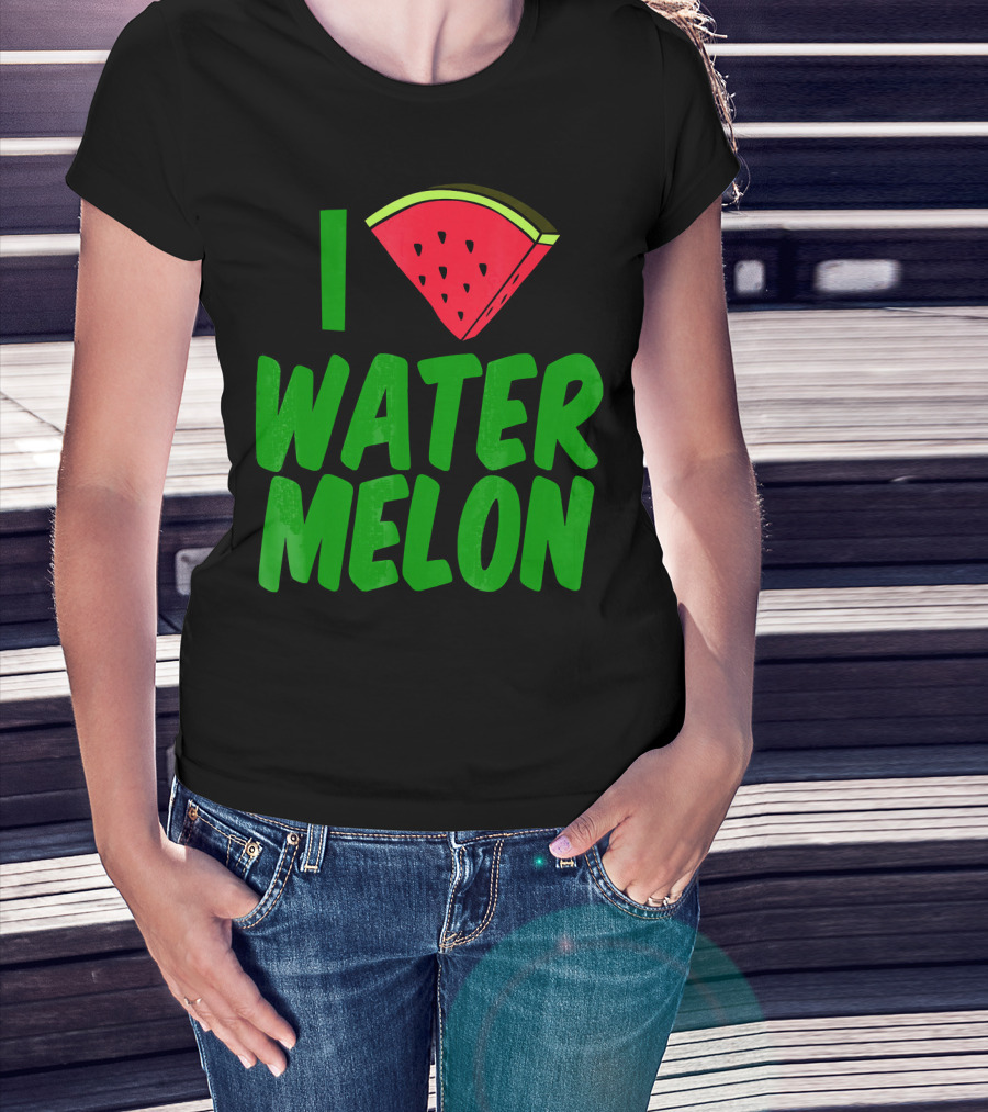 I Love Watermelon Slice Top T-Shirt