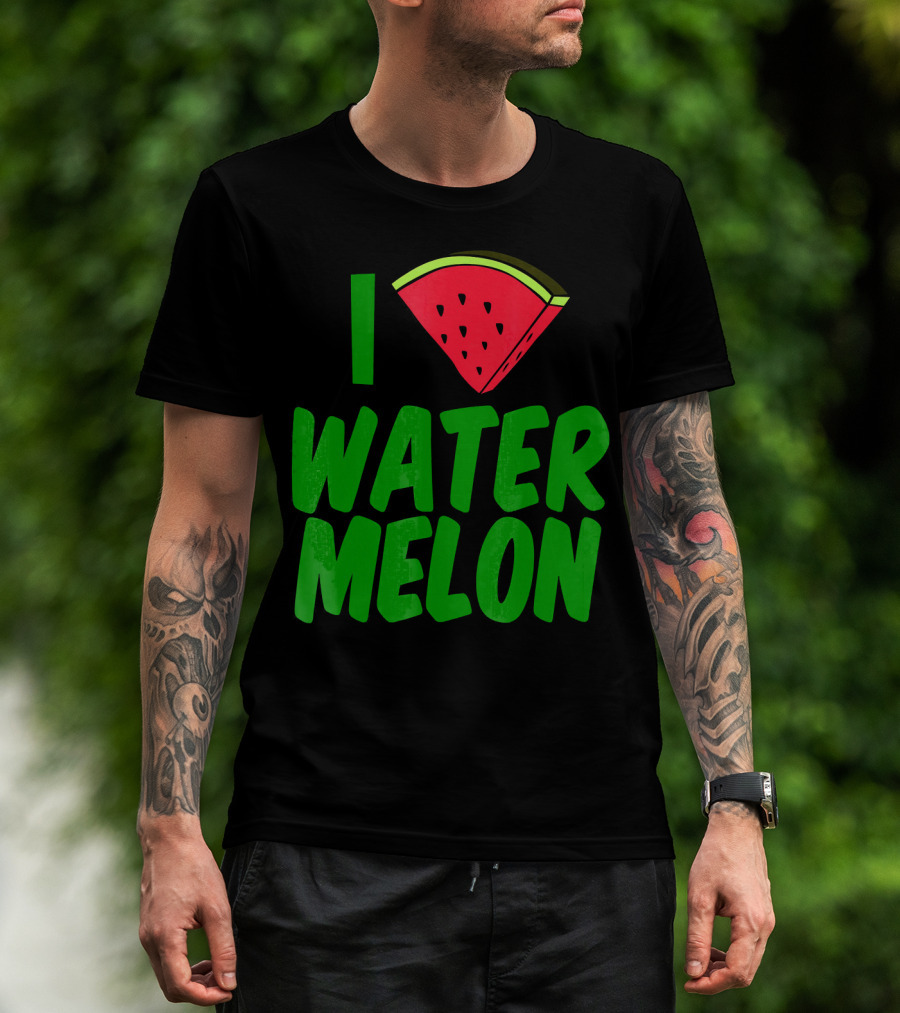 I Love Watermelon Slice Top T-Shirt