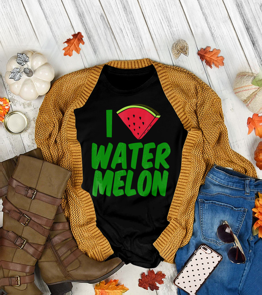 I Love Watermelon Slice Top T-Shirt