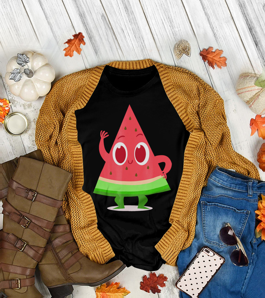 Cheerful Watermelon Dance Summer Fun T-Shirt