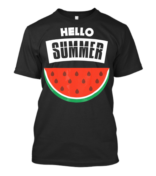 HELLO SUMMER WATERMELON SLICE T-Shirt