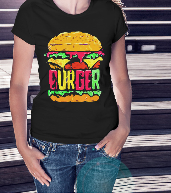 Burger Layers Giant Hamburger T-Shirt