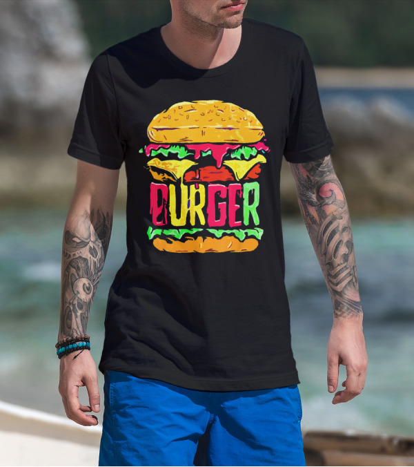 Burger Layers Giant Hamburger T-Shirt