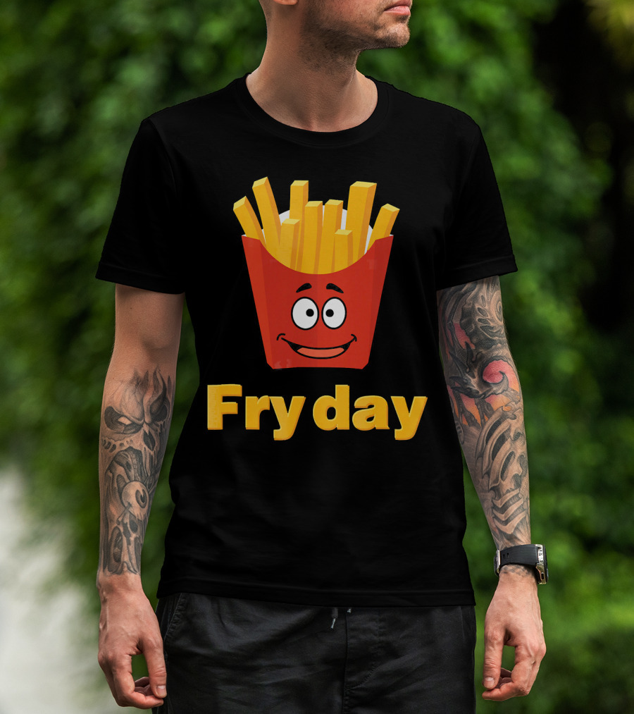 Fry Day Funny Fries Fry Day Burger Frid T-Shirt