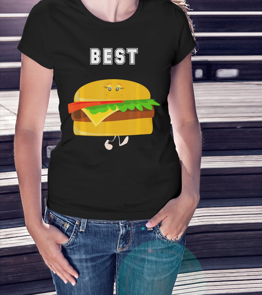BEST Friends Matching Burger BFF T-Shirt