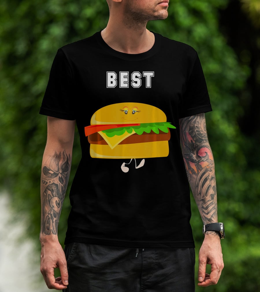 BEST Friends Matching Burger BFF T-Shirt