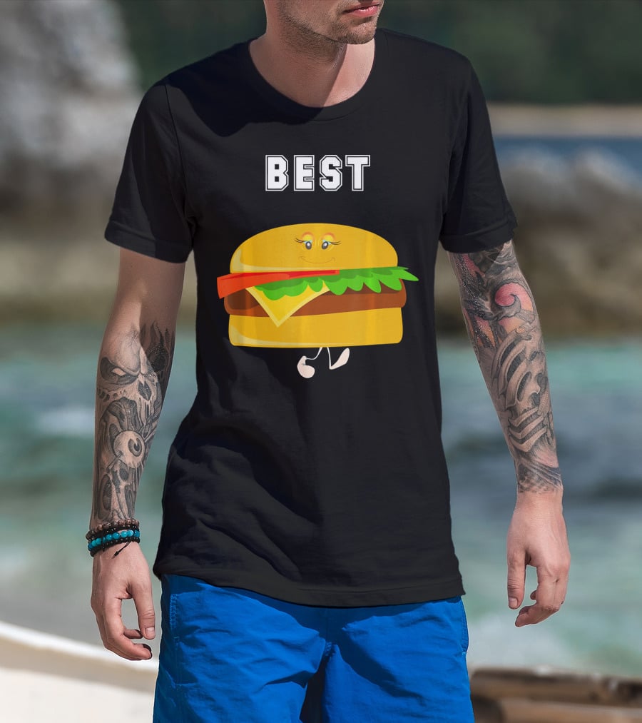 BEST Friends Matching Burger BFF T-Shirt