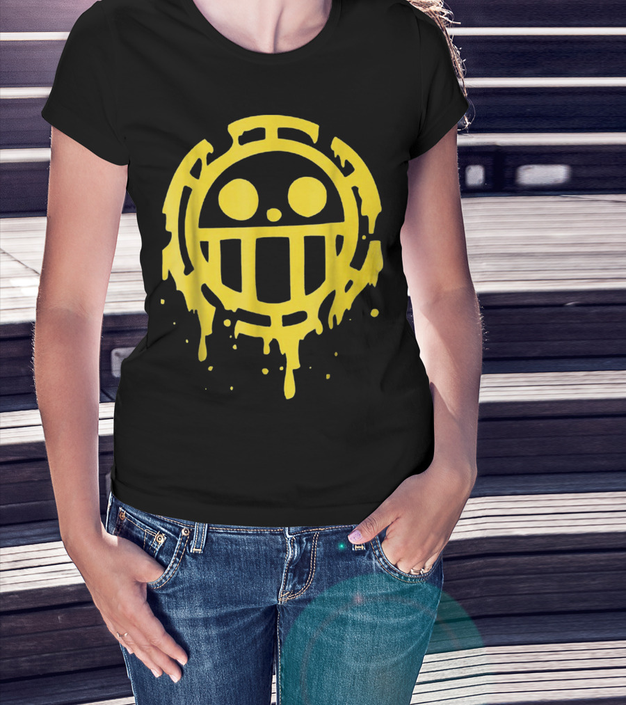 Heart Pirates Trafalgar D. Law Jolly Roger One Piece Crew T-Shirt