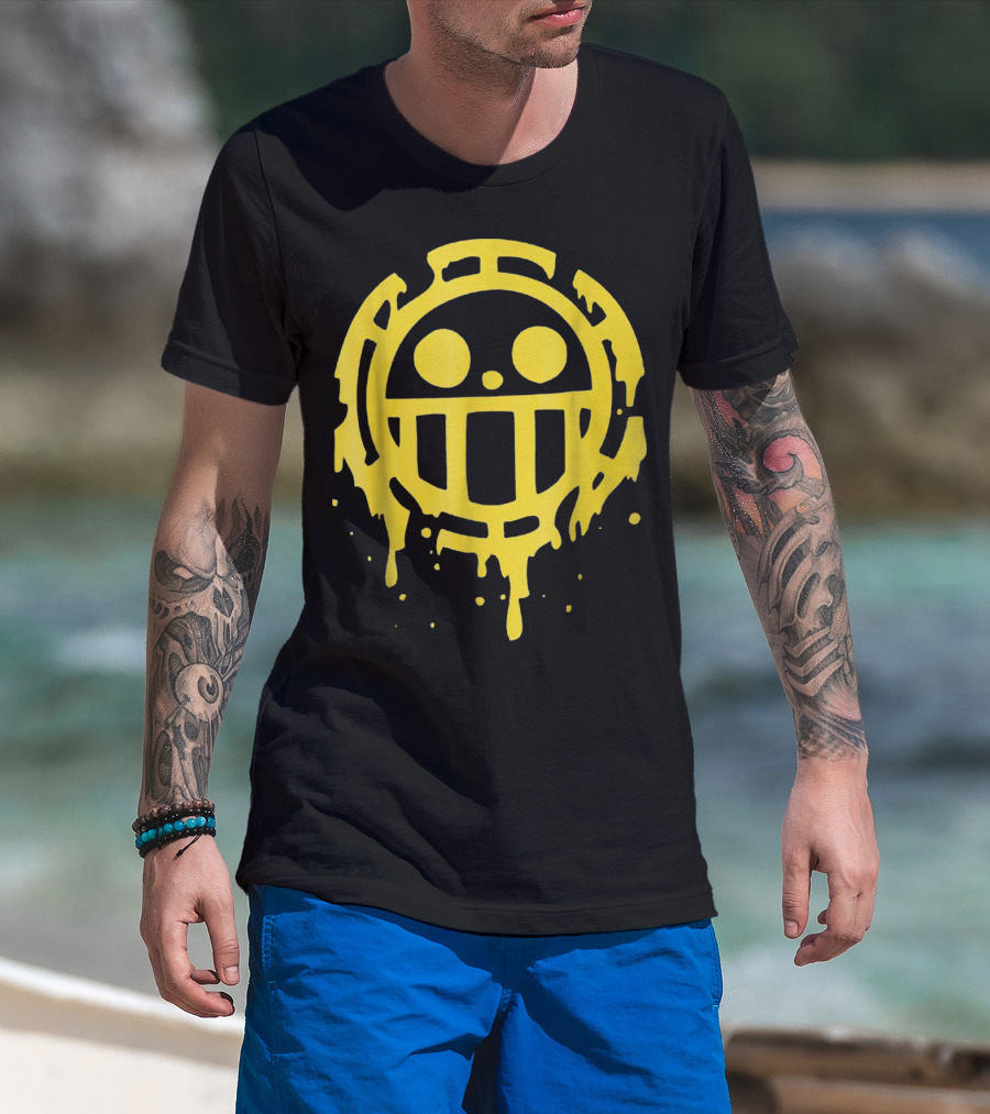 Heart Pirates Trafalgar D. Law Jolly Roger One Piece Crew T-Shirt