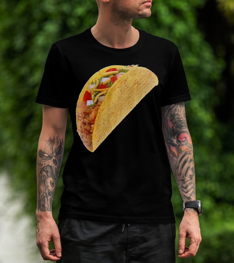 Taco Costume Mexican Food Hard Shell Taco T-Shirt