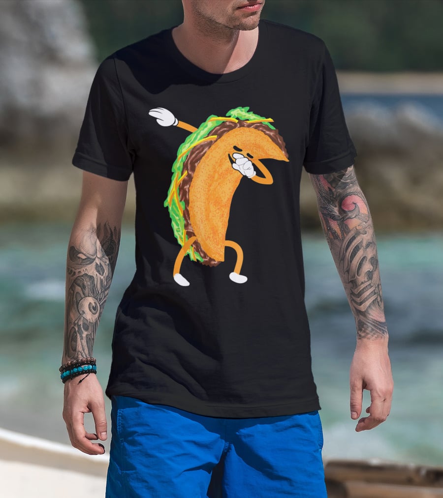 Dabbing Taco Cute Taco Cinco De Mayo Fun T-Shirt
