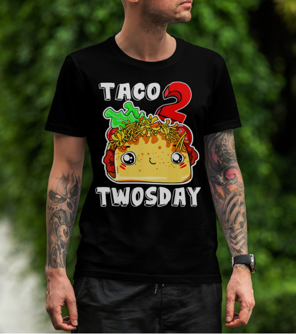 Taco Twosday 2nd Birthday Party Kids T-Shirt
