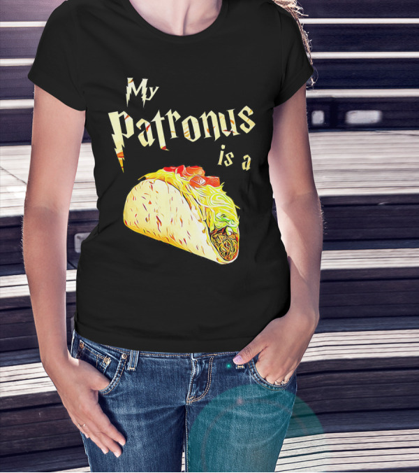 My Patronus Is A Taco Wizard Warlock Foo T-Shirt