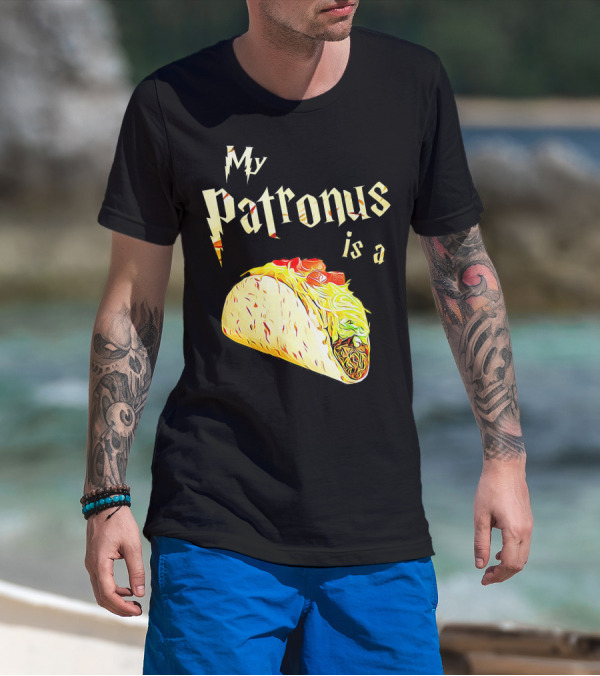 My Patronus Is A Taco Wizard Warlock Foo T-Shirt