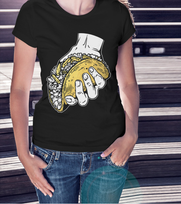 Taco Hand Holding Classic Street Food T-Shirt