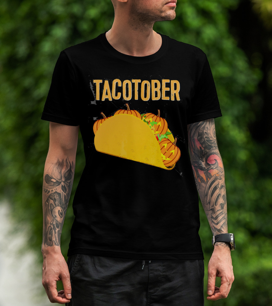 Tacotober Halloween Pumpkin Taco T-Shirt