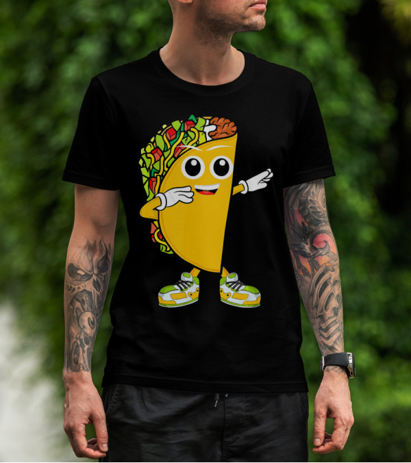 Dabbing Taco Dance Fun Celebrate Fiesta T-Shirt